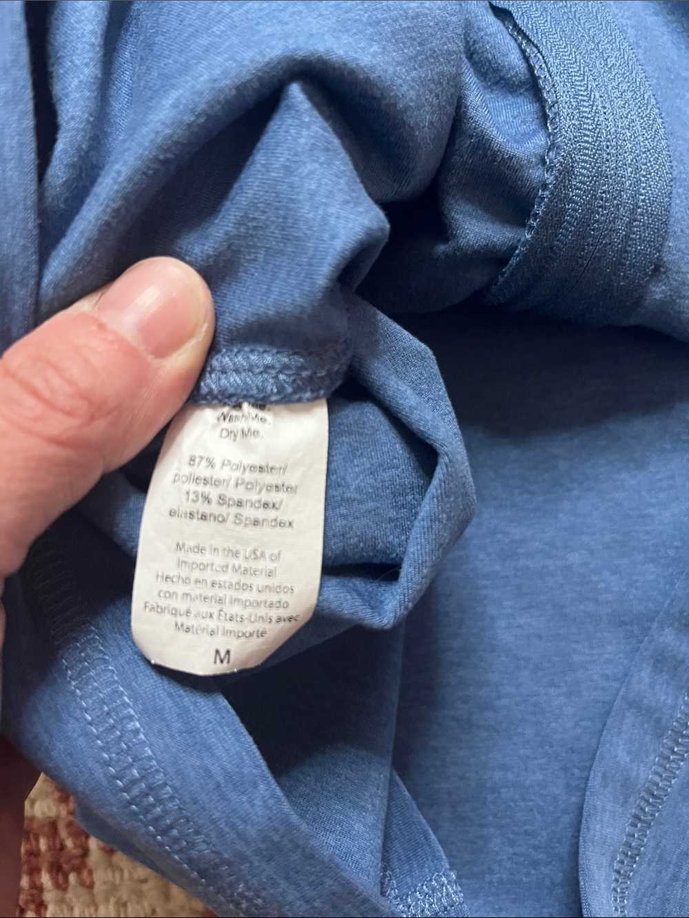 Beyond Yoga Blue Spacedye On The Go Mock Neck Jacket Size M - Picture 6 of 8